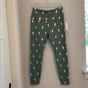 Beyond yoga green pineapple tights